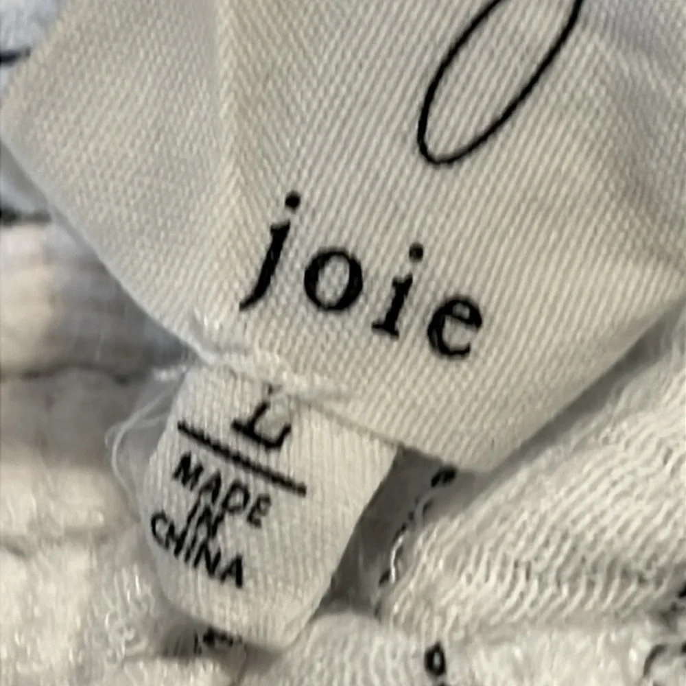 Joie White Striped Pants - Picture 6 of 8